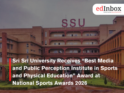 Sri Sri University Receives “Best Media and Public Perception Institute in Sports and Physical Education” Award at National Sports Awards 2026