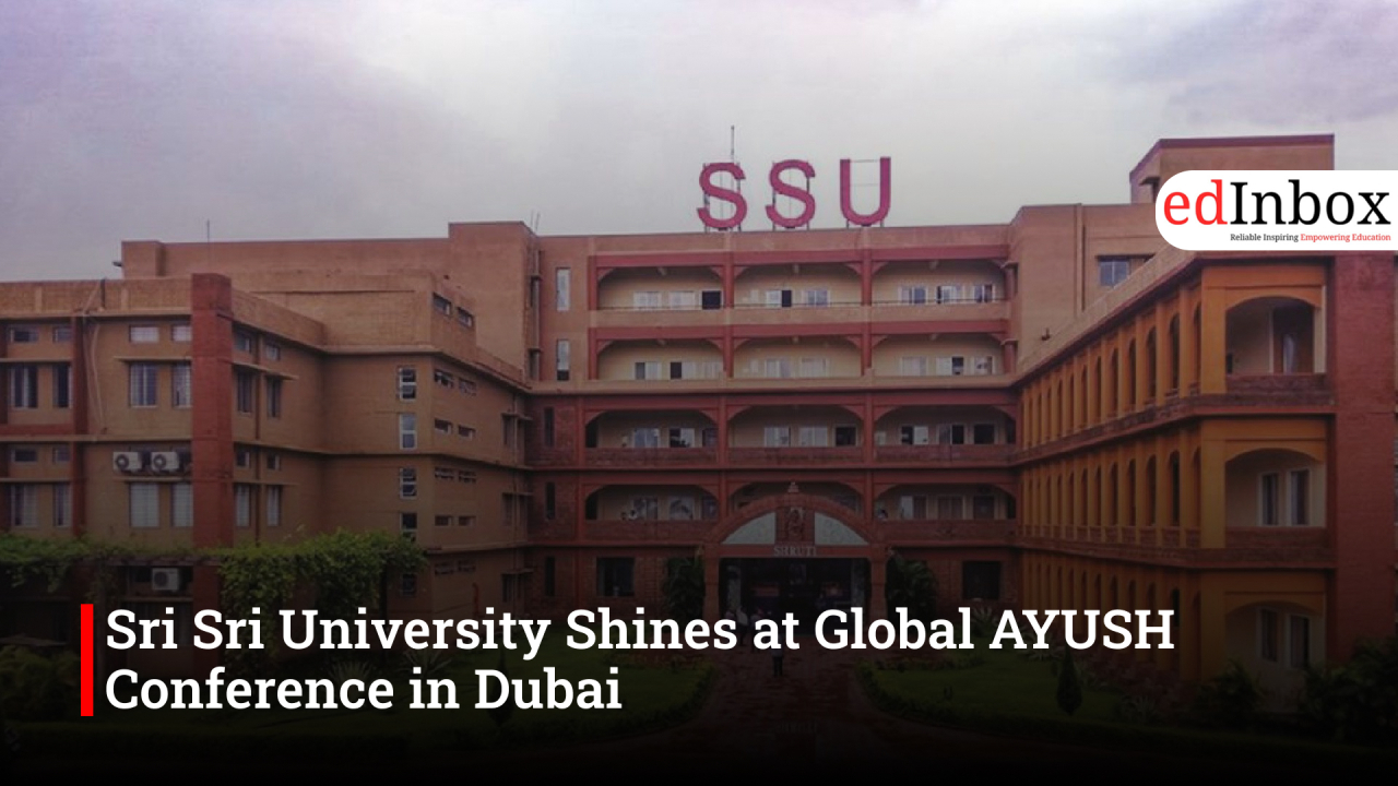 Sri Sri University Shines at Global AYUSH Conference in Dubai