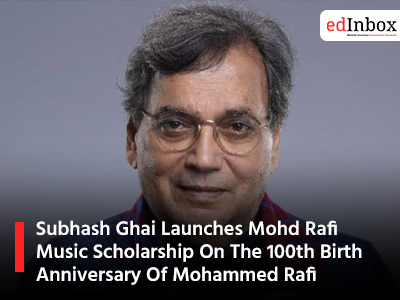 Subhash Ghai Launches Mohd Rafi Music Scholarship On The 100th Birth Anniversary Of Mohammed Rafi