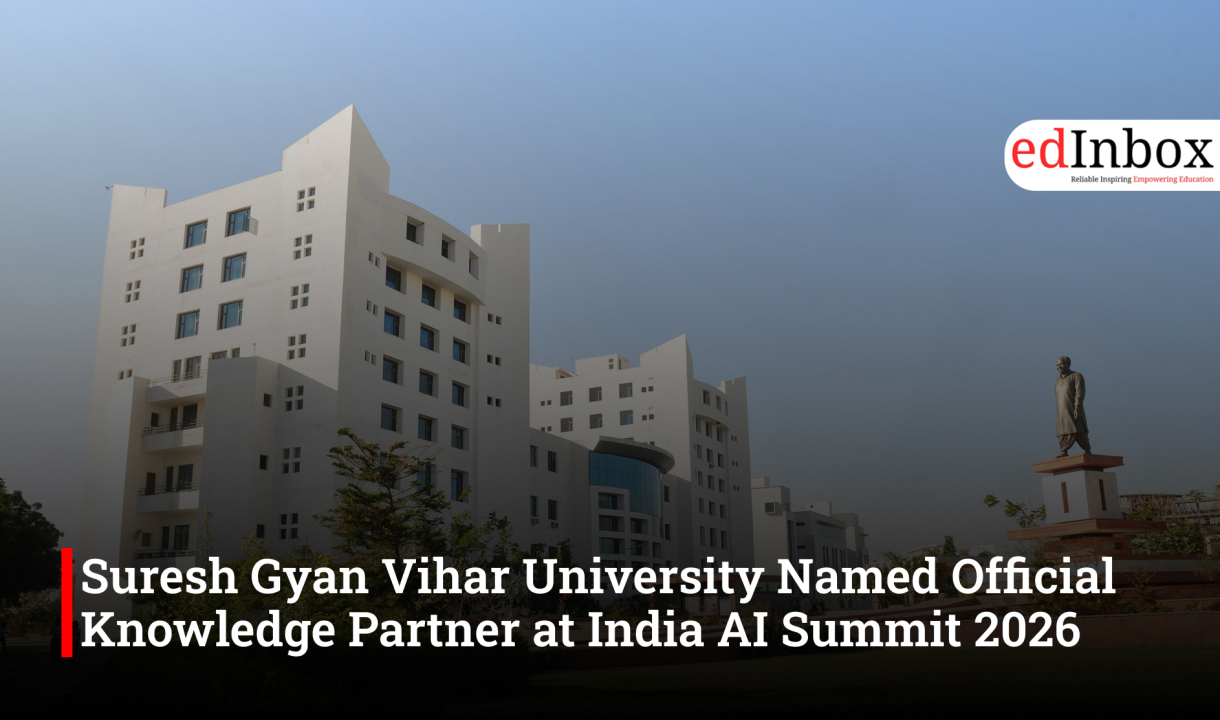 Suresh Gyan Vihar University Named Official Knowledge Partner at India AI Summit 2026