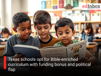 Texas schools opt for Bible-enriched curriculum with funding bonus and political flap