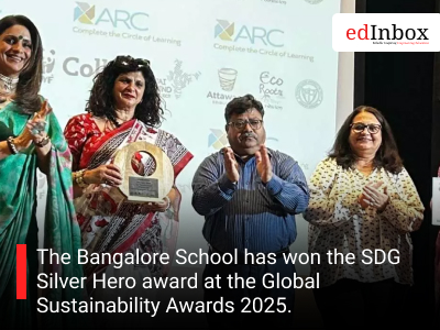 The Bangalore School has won the SDG Silver Hero award at the Global Sustainability Awards 2025.