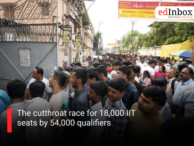 The cutthroat race for 18,000 IIT seats by 54,000 qualifiers