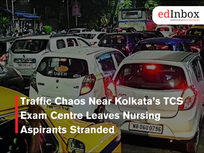Traffic Chaos Near Kolkata’s TCS Exam Centre Leaves Nursing Aspirants Stranded