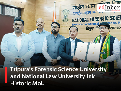 Tripura's Forensic Science University and National Law University Ink Historic MoU