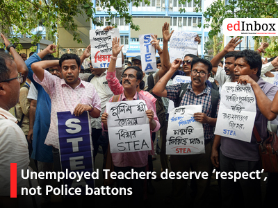 Unemployed Teachers deserve ‘respect’, not Police battons