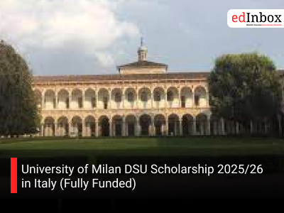 University of Milan DSU Scholarship 2025/26 in Italy (Fully Funded)