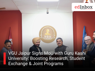 VGU Jaipur Signs MoU with Guru Kashi University: Boosting Research, Student Exchange & Joint Programs