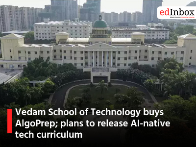 Vedam School of Technology buys AlgoPrep; plans to release AI-native tech curriculum