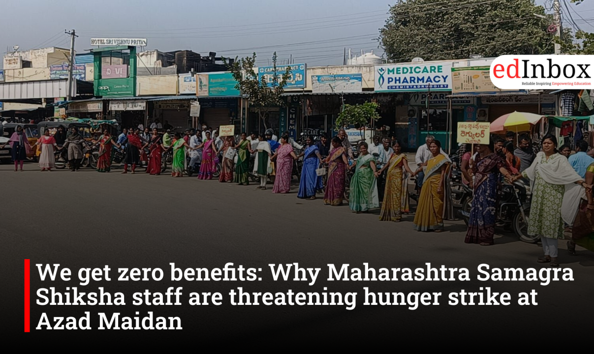 We get zero benefits: Why Maharashtra Samagra Shiksha staff are threatening hunger strike at Azad Maidan