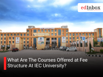 What Are The Courses Offered at Fee Structure At IEC University?