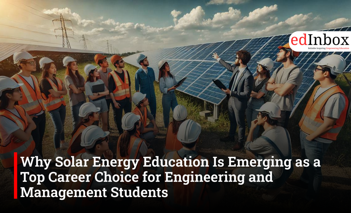 Why Solar Energy Education Is Emerging as a Top Career Choice for Engineering and Management Students