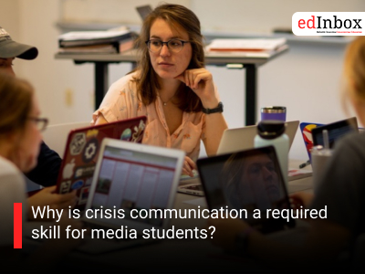 Why is crisis communication a required skill for media students?