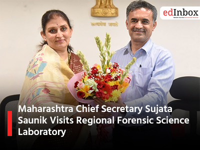 Maharashtra Chief Secretary Sujata Saunik Visits Regional Forensic Science Laboratory