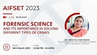 Forensic Science and its Importance in solving different types of crimes