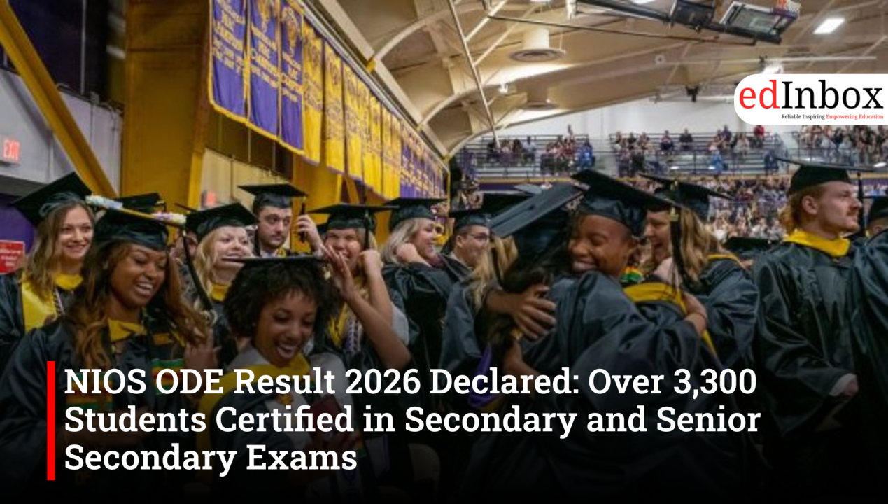 NIOS ODE Result 2026 Declared: Over 3,300 Students Certified in Secondary and Senior Secondary Exams