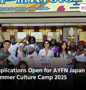 Applications Open for AYFN Japan Summer Culture Camp 2025