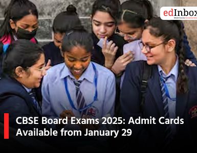 CBSE Board Exams 2025 Admit Cards Available from January 29