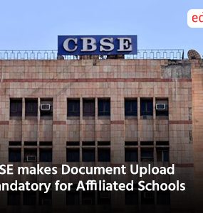 CBSE makes Document Upload Mandatory for Affiliated Schools