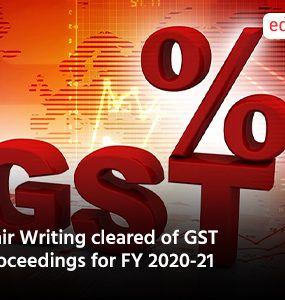 Flair Writing cleared of GST proceedings for FY 2020-21