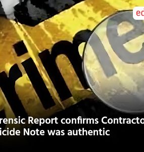 Forensic Report confirms Contractors Suicide Note was authentic