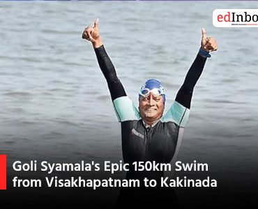 Goli Syamalas Epic 150km Swim from Visakhapatnam to Kakinada
