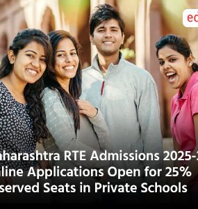 Maharashtra RTE Admissions 2025-26 Online Applications Open for 25 Reserved Seats in Private Schools