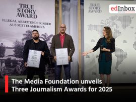 The Media Foundation unveils Three Journalism Awards for 2025