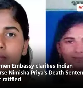 Yemen Embassy clarifies Indian Nurse Nimisha Priya's Death Sentence not ratified