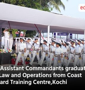36 Assistant Commandants graduated in Law and Operations from Coast Guard Training Centre,Kochi