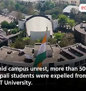Amid campus unrest, more than 500 Nepali students were expelled from KIIT University.