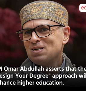CM Omar Abdullah asserts that the "Design Your Degree" approach will enhance higher education.