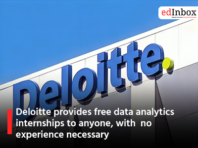 Deloitte provides free data analytics internships to anyone, with no experience necessary