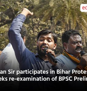 Khan Sir participates in Bihar Protest, seeks re-examination of BPSC Prelims