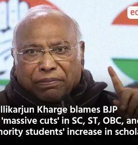 Mallikarjun Kharge blames BJP for 'massive cuts' in SC, ST, OBC, and minority students' increase in scholarship