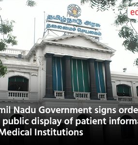 Tamil Nadu Government signs orders for public display of patient information in Medical Institutions
