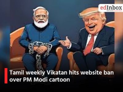 Tamil weekly Vikatan hits website ban over PM Modi cartoon