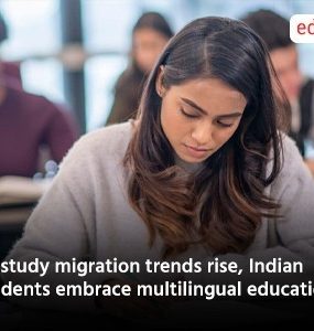 As study migration trends rise, Indian students embrace multilingual education.