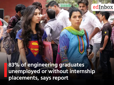 83% of engineering graduates unemployed or without internship placements, says report