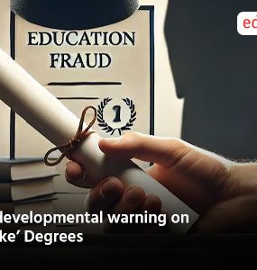 A developmental warning on ‘Fake’ Degrees