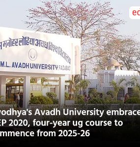Ayodhya's Avadh University embraces NEP 2020, four-year ug course to commence from 2025-26