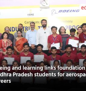 Boeing and learning links foundation train Andhra Pradesh students for aerospace careers