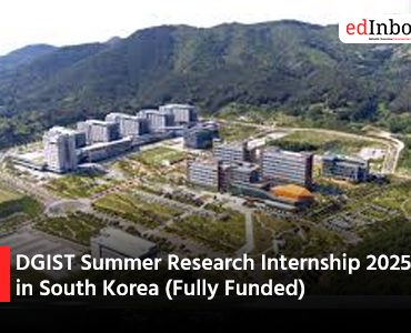 DGIST Summer Research Internship 2025 in South Korea (Fully Funded)