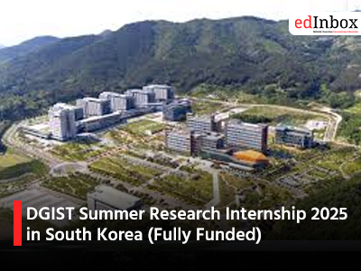 DGIST Summer Research Internship 2025 in South Korea (Fully Funded)