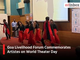 Goa Livelihood Forum Commemorates Artistes on World Theater Day