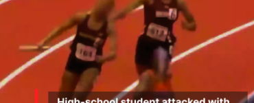 High-school student attacked with baton by rival in relay race
