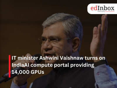 IT minister Ashwini Vaishnaw turns on IndiaAI compute portal providing 14,000 GPUs