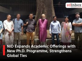 NID Expands Academic Offerings with New Ph.D. Programme, Strengthens Global Ties