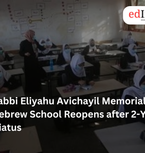 Rabbi Eliyahu Avichayil Memorial Hebrew School Reopens after 2-Year Hiatus