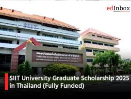 SIIT University Graduate Scholarship 2025 in Thailand (Fully Funded)